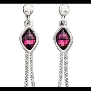 UNOde50 | RUMBO II Purple Swarovski Earrings - NWT